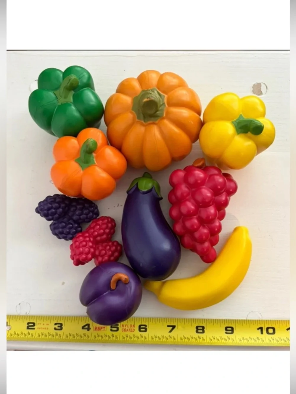 Learning Resources Color Sorting Farmers Market Toy Fruits Vegetables Play Lot